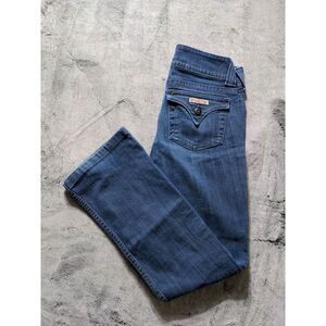Hudson Flap Pocket Bootcut Leg Jeans Women's Size 2S Dark Wash